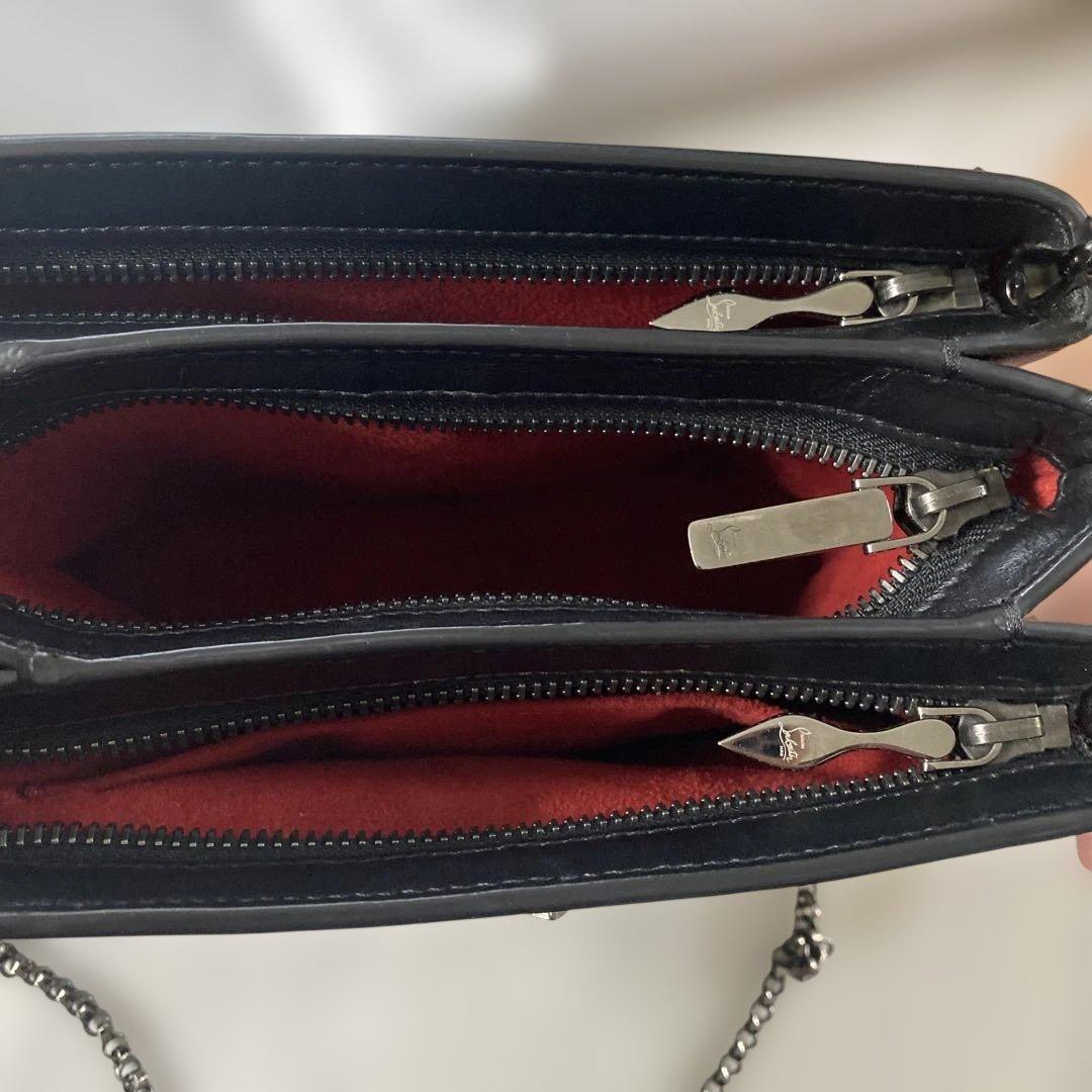 クリスチャン・ルブタン チェーン ショルダー バッグ トリルビ