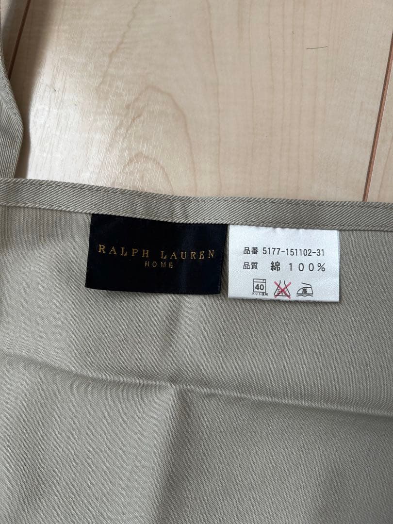 【未使用品】Ralph Lauren ラルフローレン ベージュエプロン