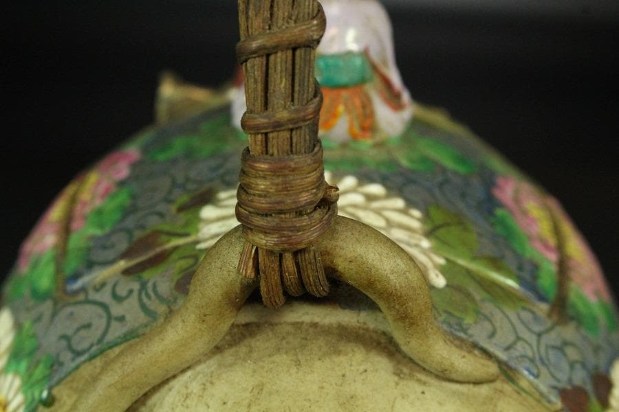 煎茶 象水注 萬古焼 時代物(K-LC757)