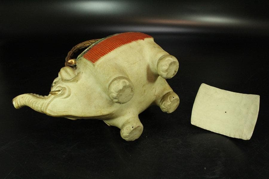 煎茶 象水注 萬古焼 時代物(K-LC757)