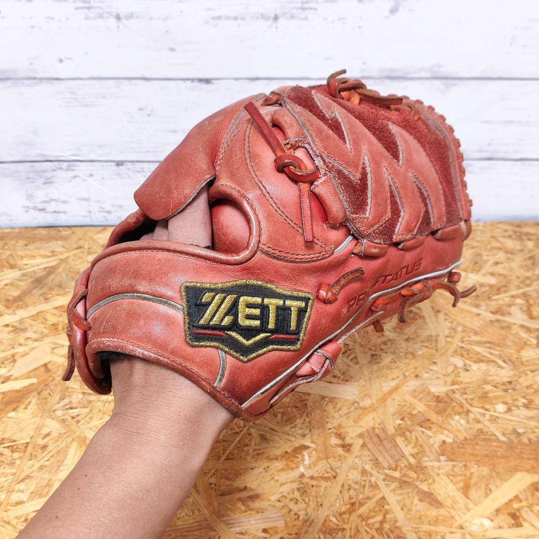 ZETT プロステイタス 鈴木刻印入り 軟式グローブ