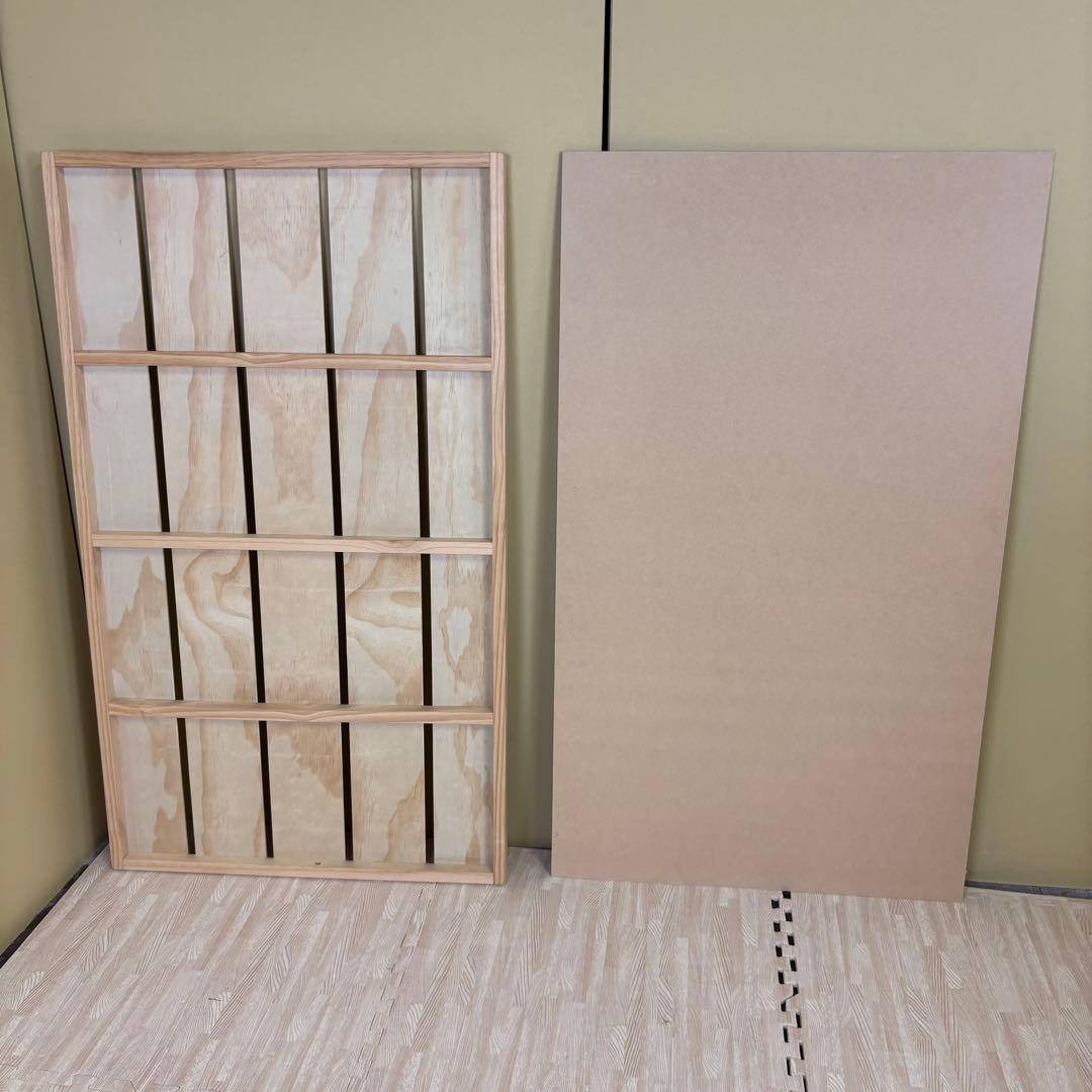 ☆除菌清掃済☆大和屋　折りたたみベビーベットFL　ナチュラル　すのこ　ハイタイプ