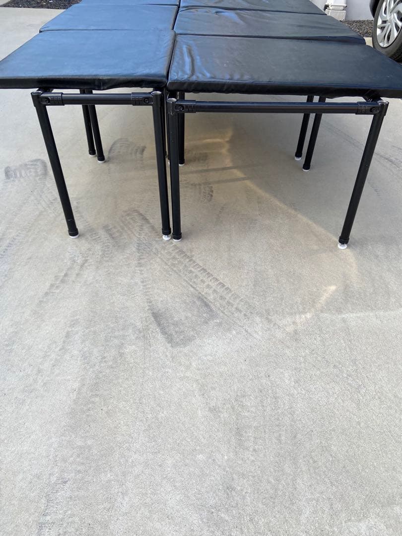 車中泊ベッド　イレクターパイプ