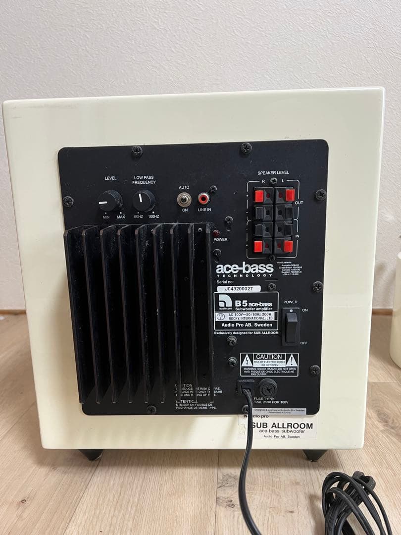 AudioPro ウーファー スピーカー セット ace-bass BRAVO