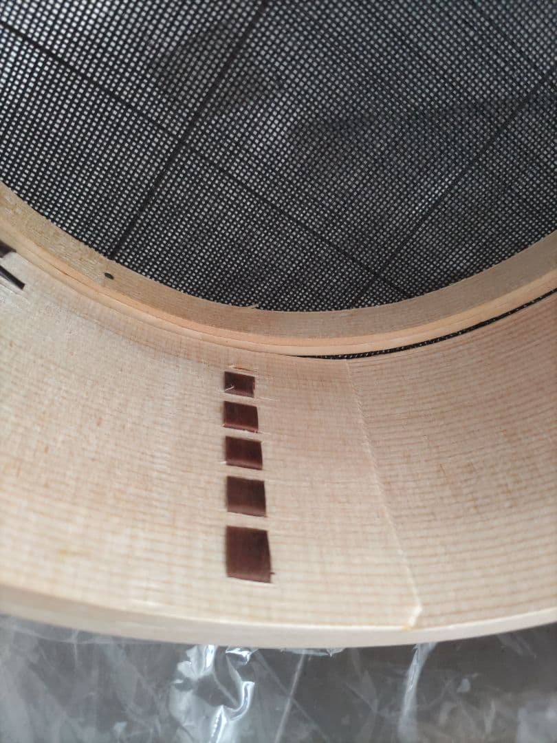 足立茂久商店 馬毛うらごし器 木ベラなし 箱取説あり 和菓子づくりに