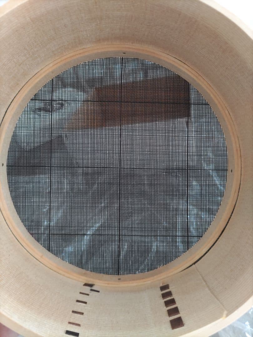 足立茂久商店 馬毛うらごし器 木ベラなし 箱取説あり 和菓子づくりに