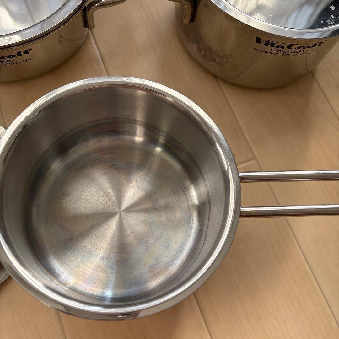 VitaCraft ColorCade 両手鍋 3点セット