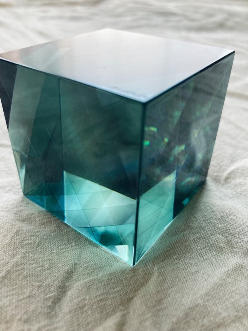 小島有香子　Labyrinth A ガラスオブジェ