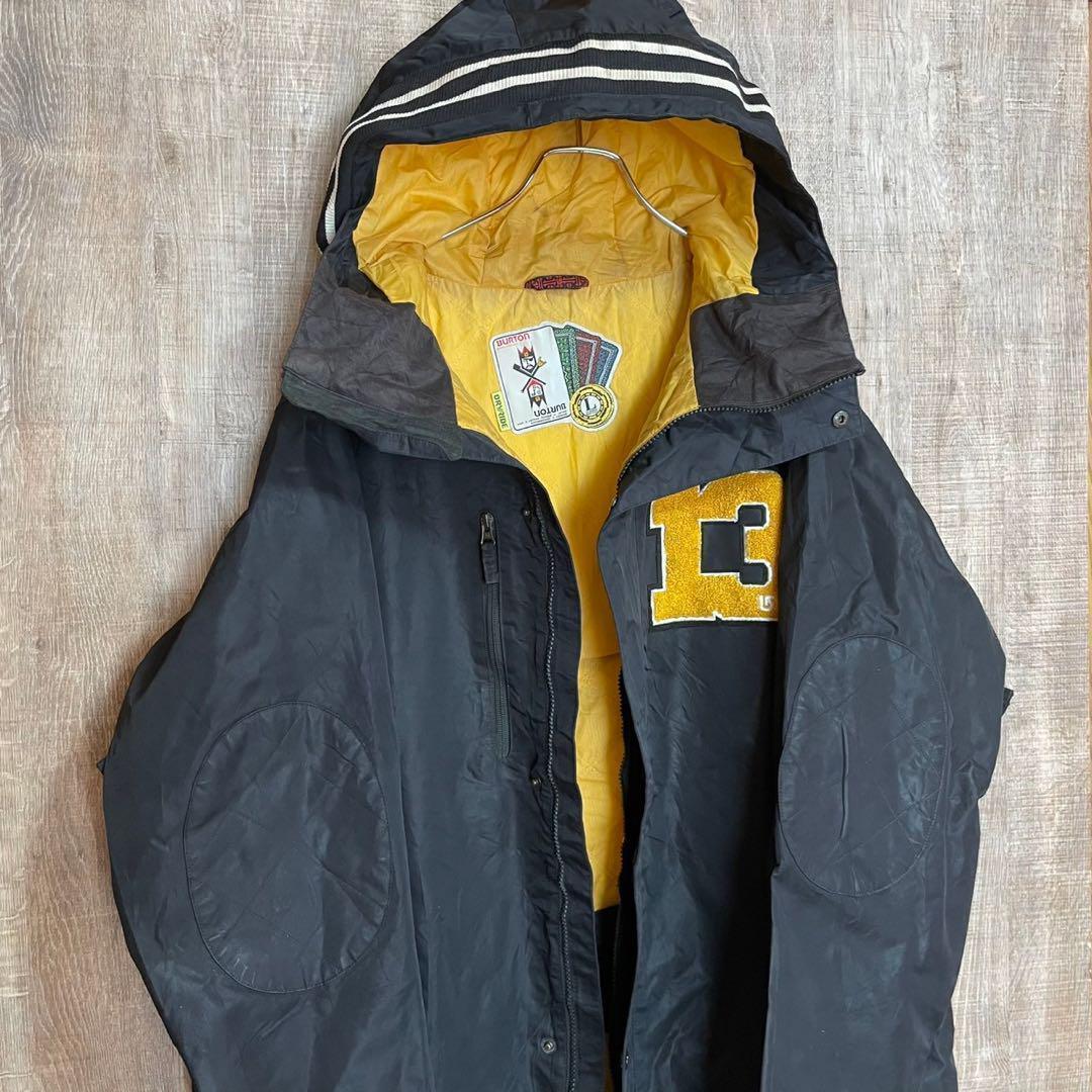 BURTON バートン スノーボードウエア 黒 ブラック L ワッペン