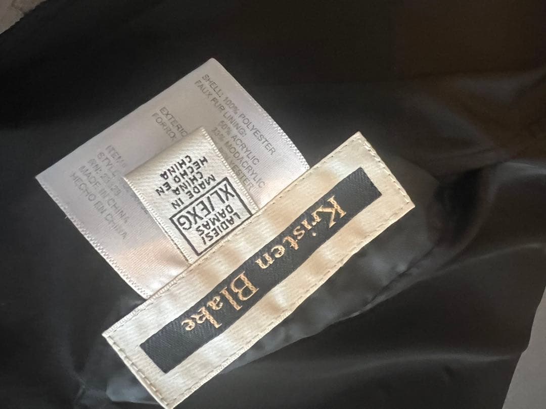 最終値下げKirsten Blazek ダークブラウン ファーベスト