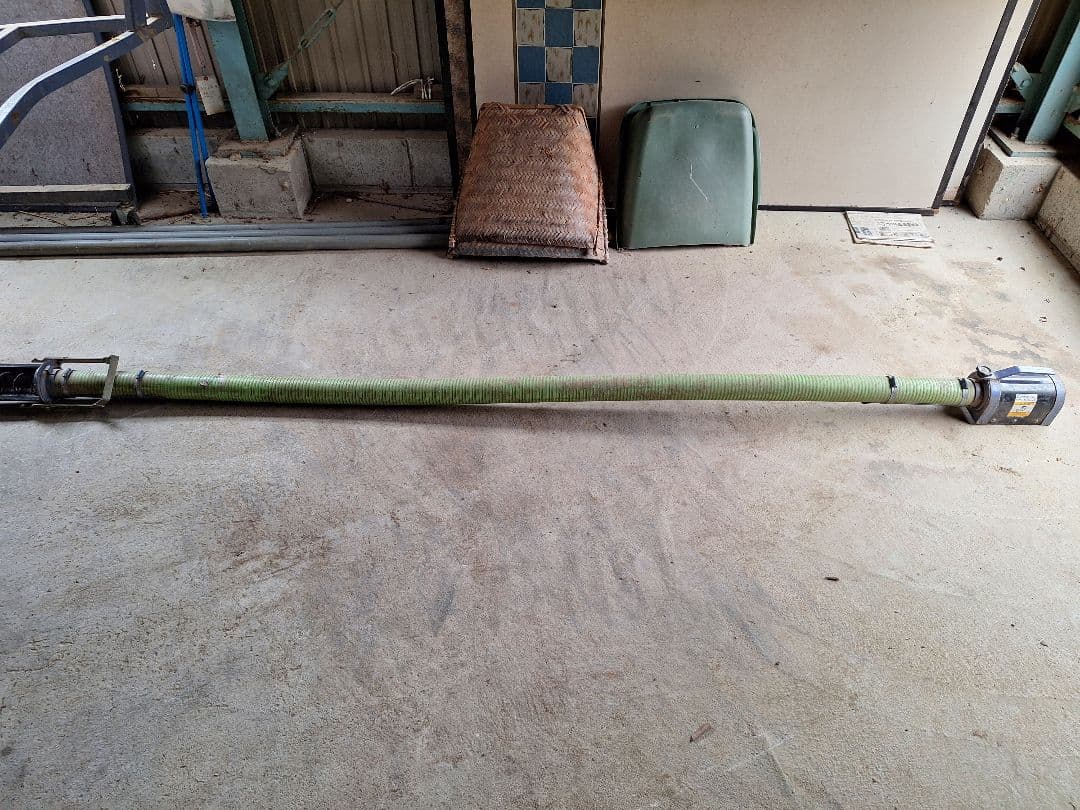 籾　レザーコンテナ　エコノホース　VS08　移動スタンド付き