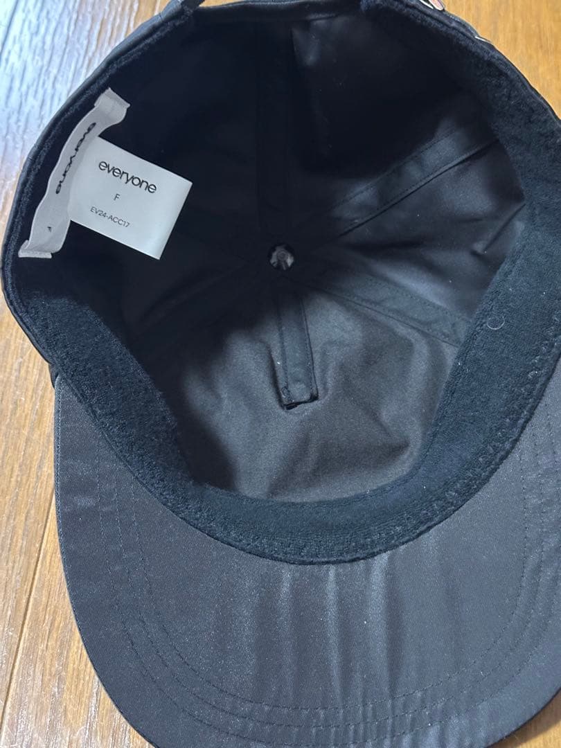 帽子 everyone LIMONTA nylon cap (BLACK)