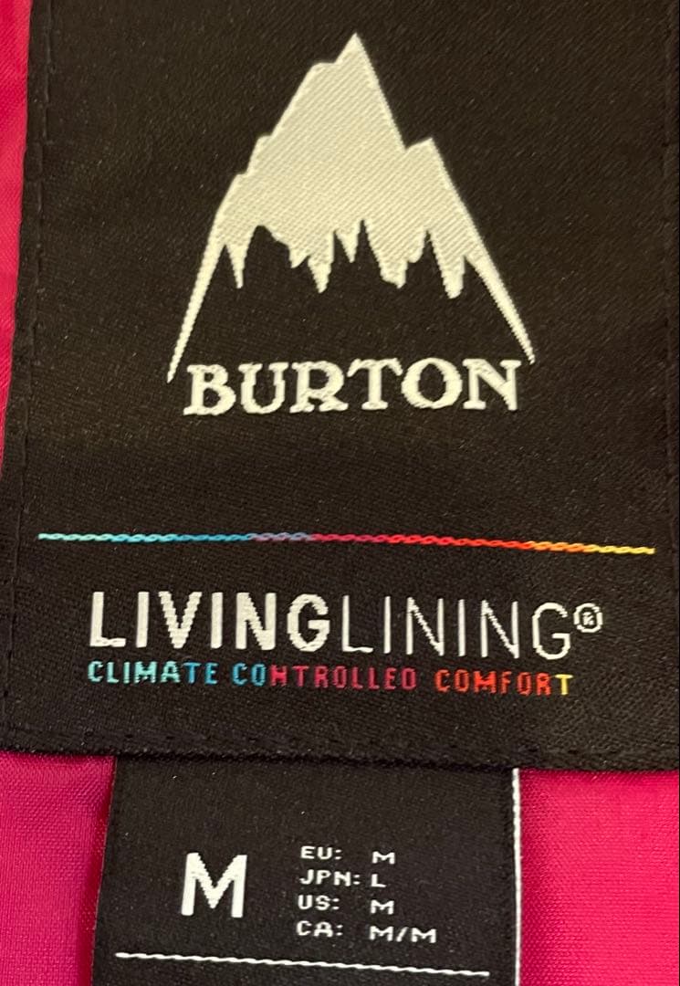 新品・未使用品・Mサイズ・スノボ・BURTON 花柄 フード付きジャケット