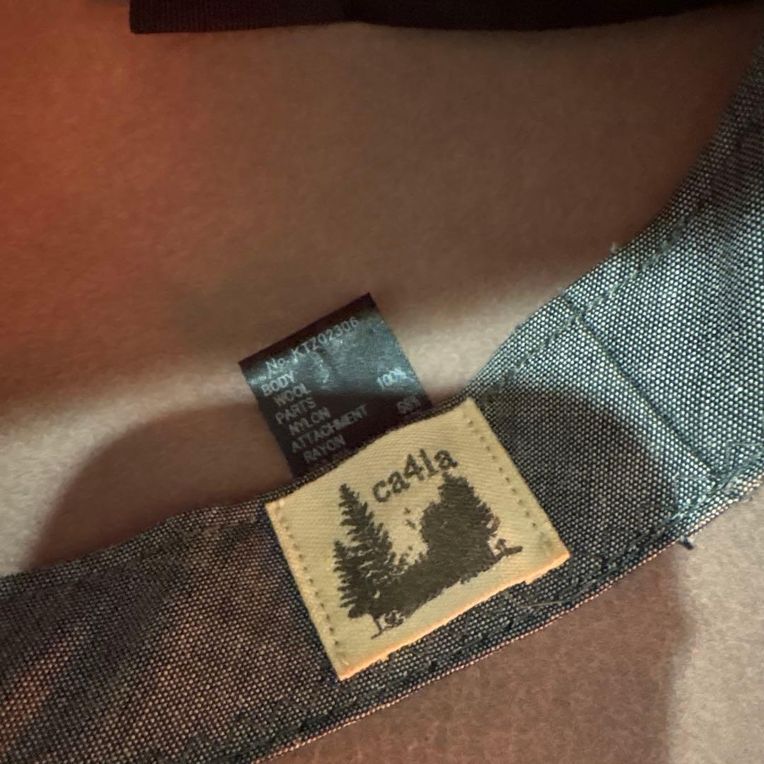 CA4LAベロアリボンチュールハット