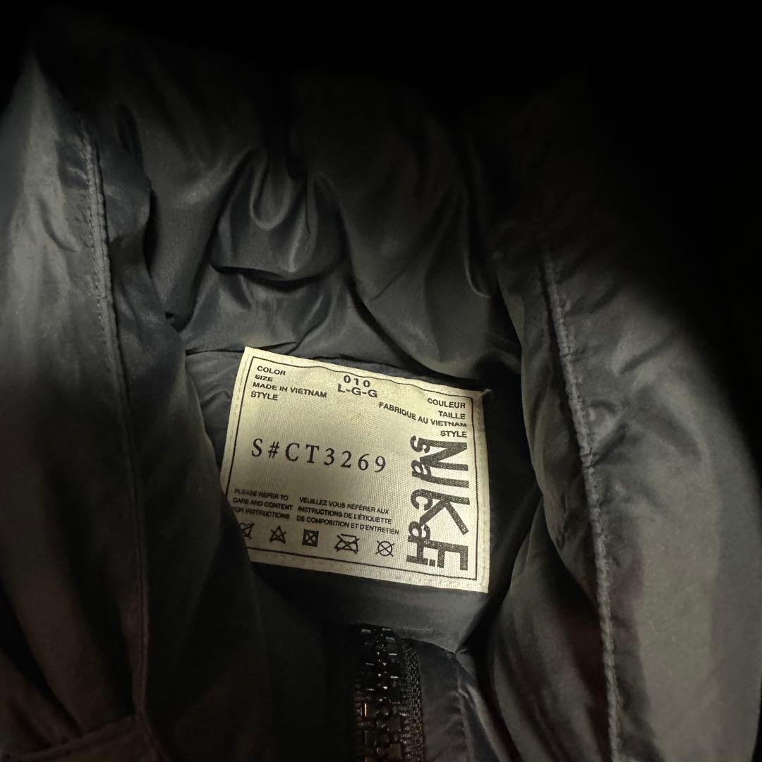 【希少】NIKE × sacai ダウンジャケット ブラック L