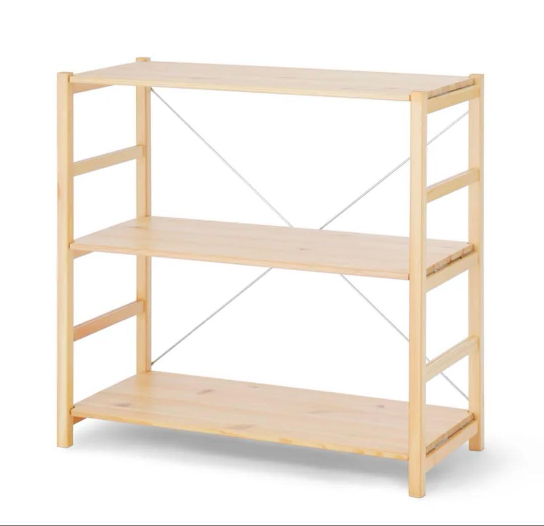 パイン材ユニットシェルフ・８６ｃｍ幅・小