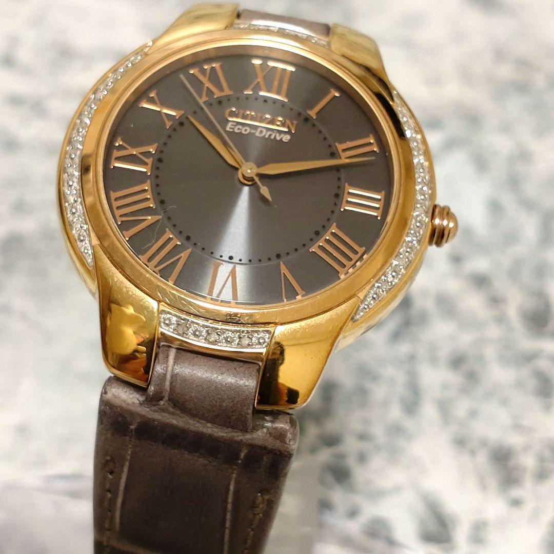 CITIZEN　シチズン　エコドライブ　レディース　ソーラー腕時計　ゴージャス