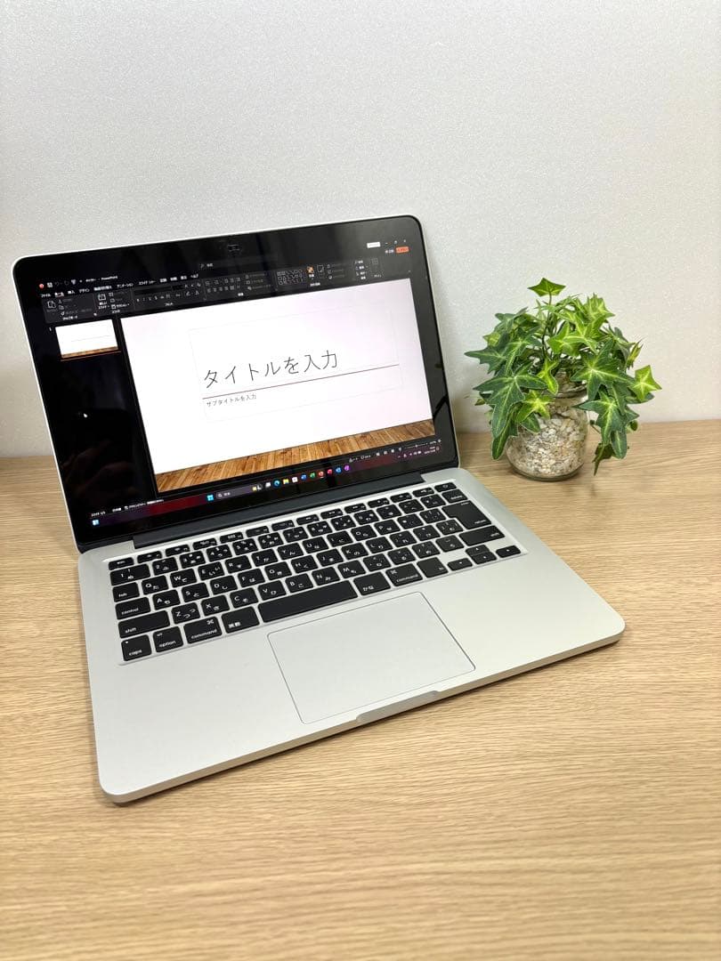 MacBook本体 Office2024 2.5K MacBook Pro 13 Windows11