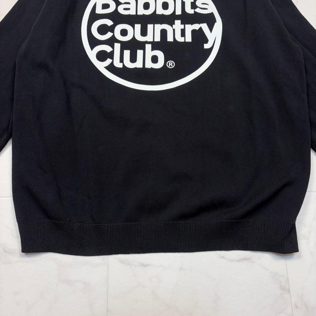 新品タグ付き！FR2 GOLF. ゴルフシャツ　黒　バックプリント　ロゴ　L