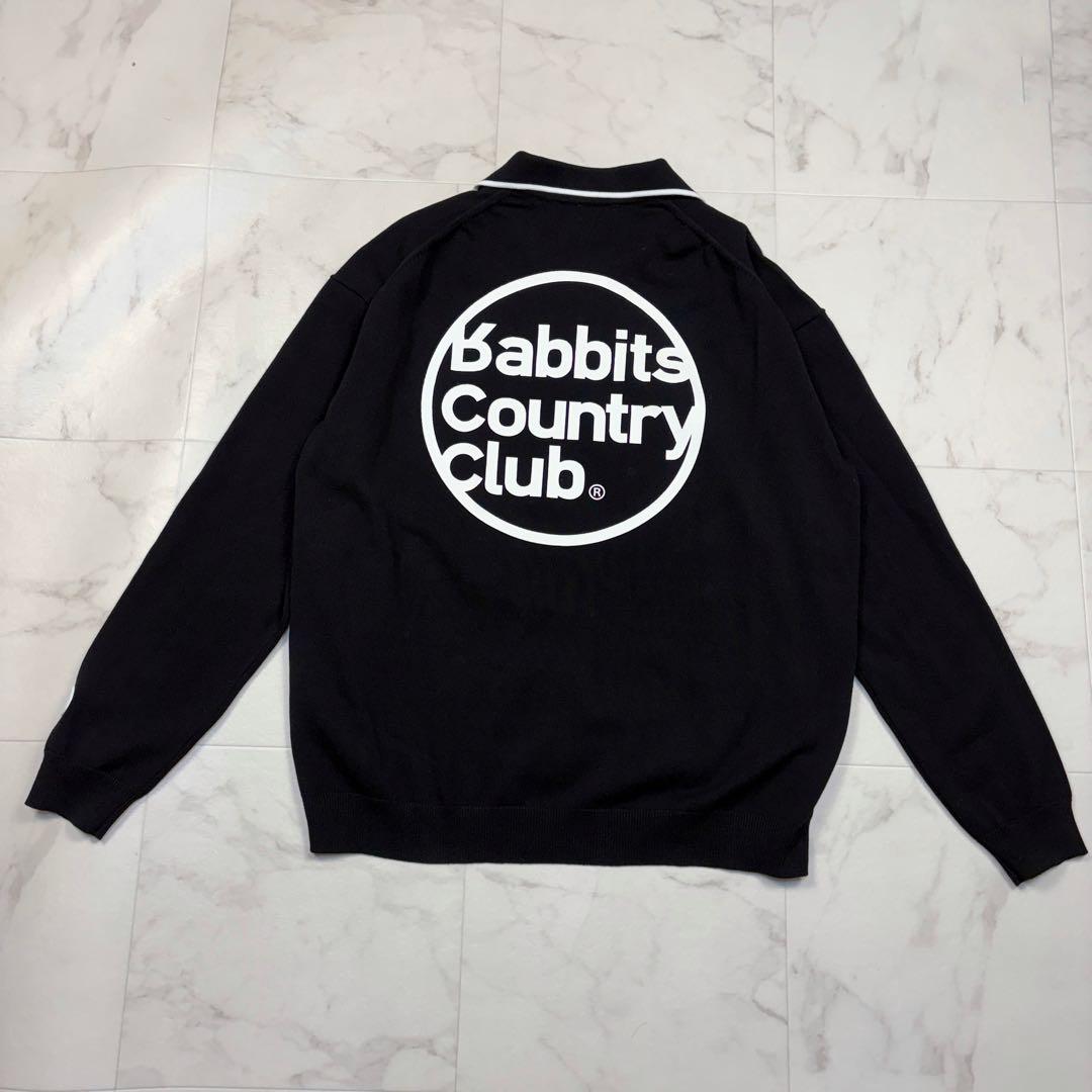 新品タグ付き！FR2 GOLF. ゴルフシャツ　黒　バックプリント　ロゴ　L