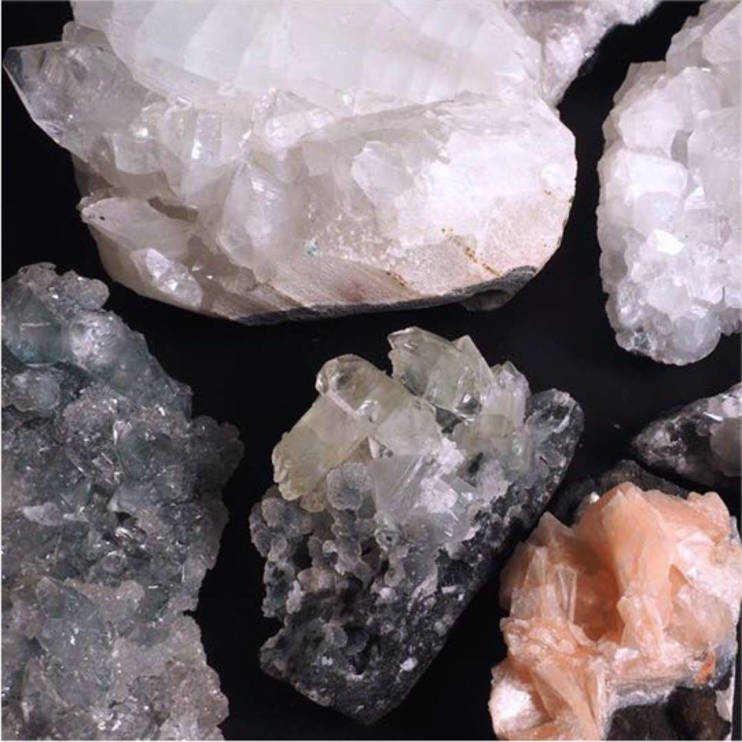 ★特選オンリー１★希少☆強力な浄化クラスター【結晶鉱物ミネラルBOXセット】❤️