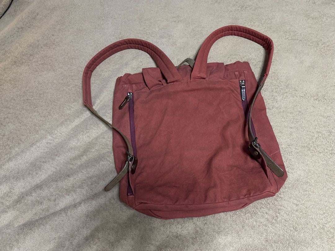 【香久山鞄】備長炭染め帆布リュックサック