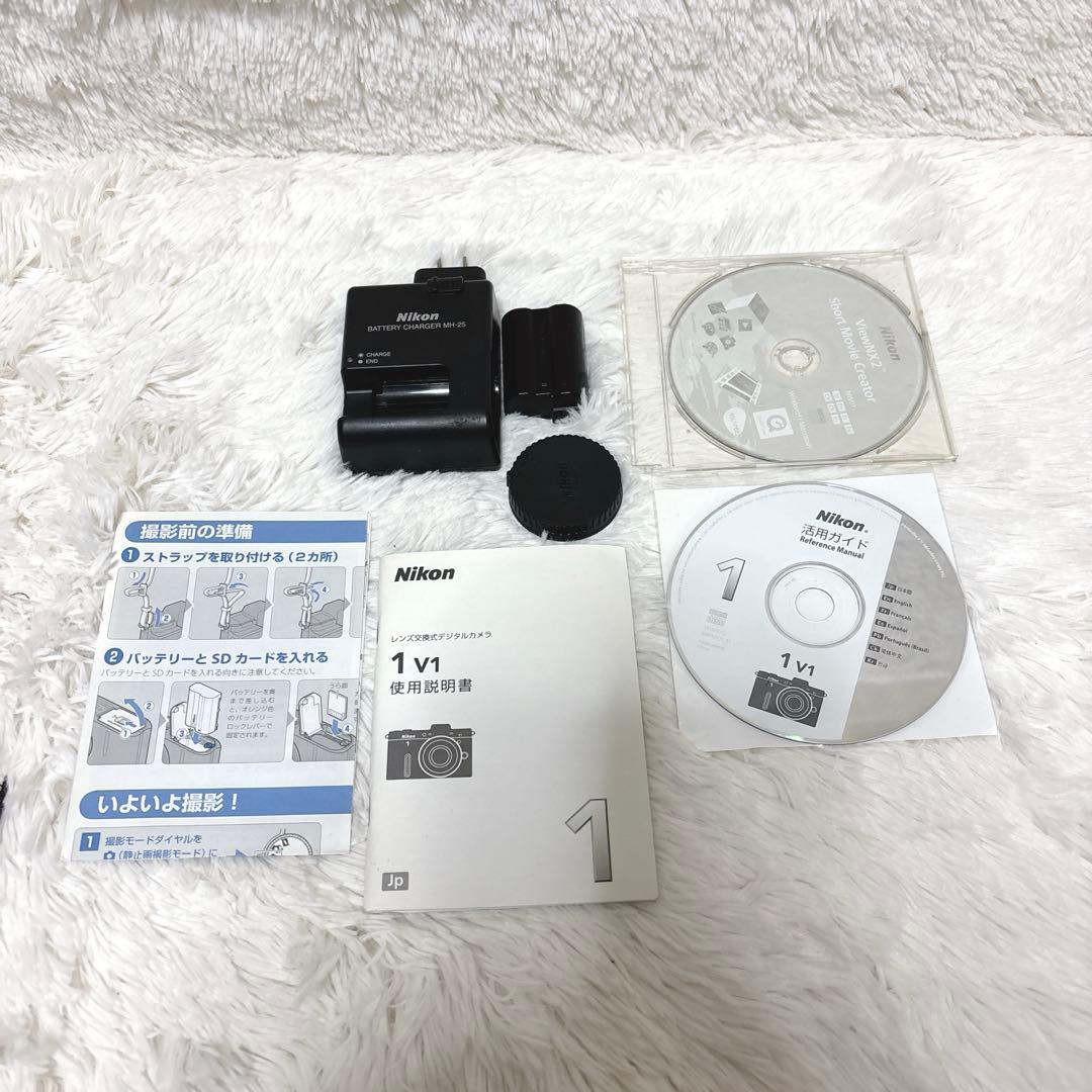 【極希少】Nikon1 V1 ブラック 標準レンズキット