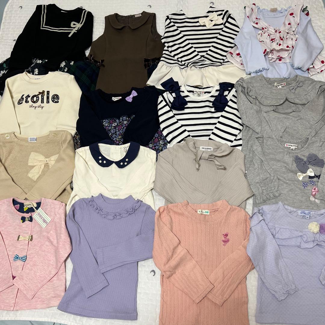 女の子　子供服　90〜95サイズ　秋冬　まとめ売り　50点　おまけ付き