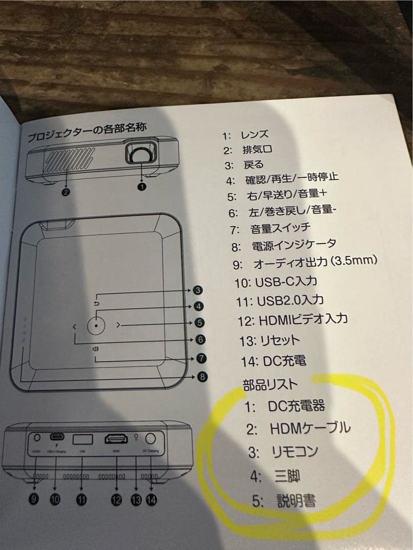 iOCHOW i06 ポータブルプロジェクター 本体