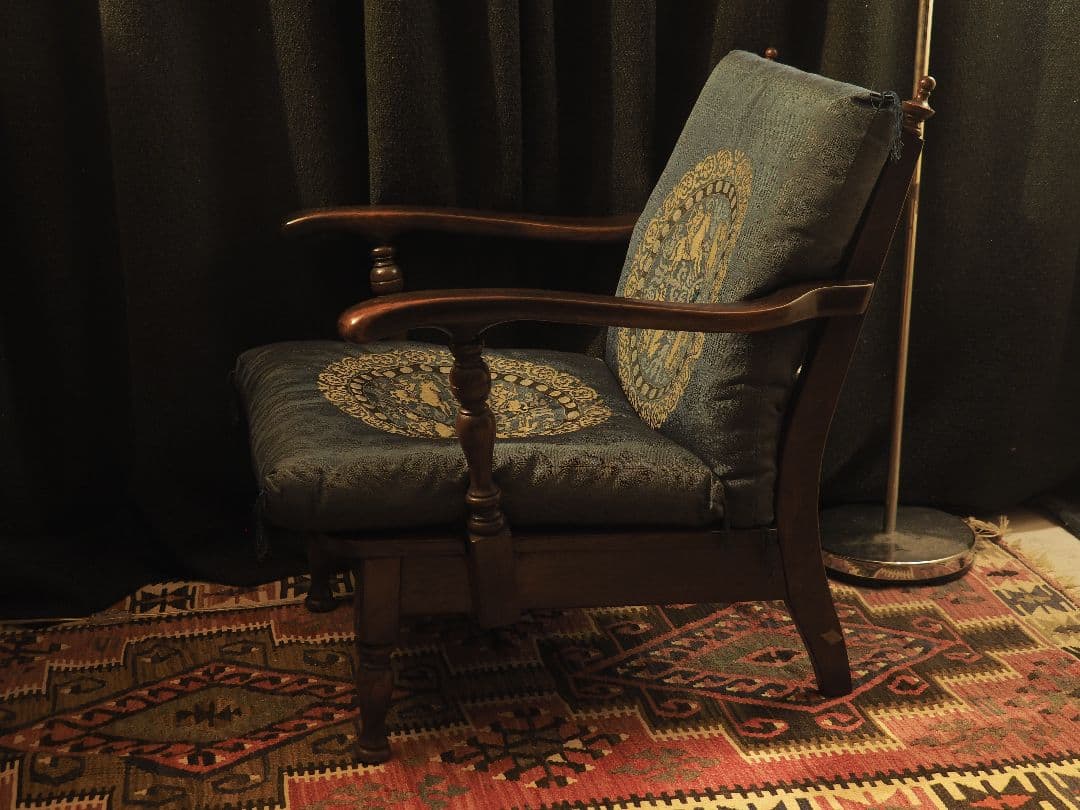 【値引中】“飛騨産業”キツツキアーム1pソファA