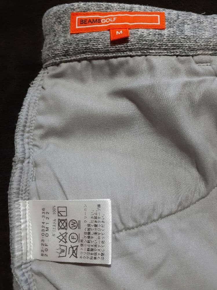 ビームスゴルフ POLARTEC フリース プルオーバープ&パンツグレー系 M