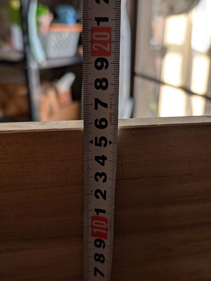 木製 6段チェスト ブラウン