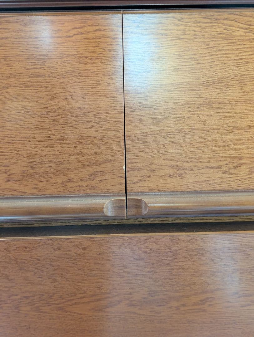 木製 6段チェスト ブラウン