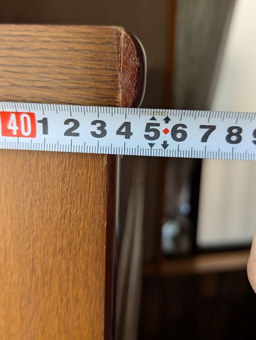 木製 6段チェスト ブラウン