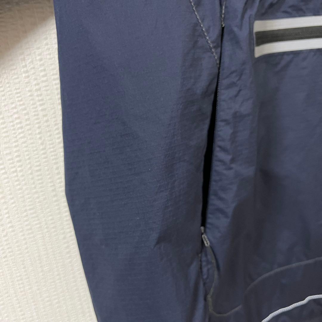 アンドワンダー　ハーフジップナイロンプルオーバージャケット　サイズ4　ネイビー