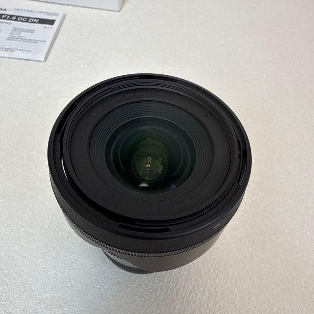 SIGMA 16mm F1.4 DC DN SONY Eマウント 箱説付き