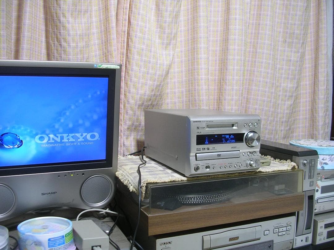 ＜整備品＞ONKYO FR-7GXDV リモコン付き