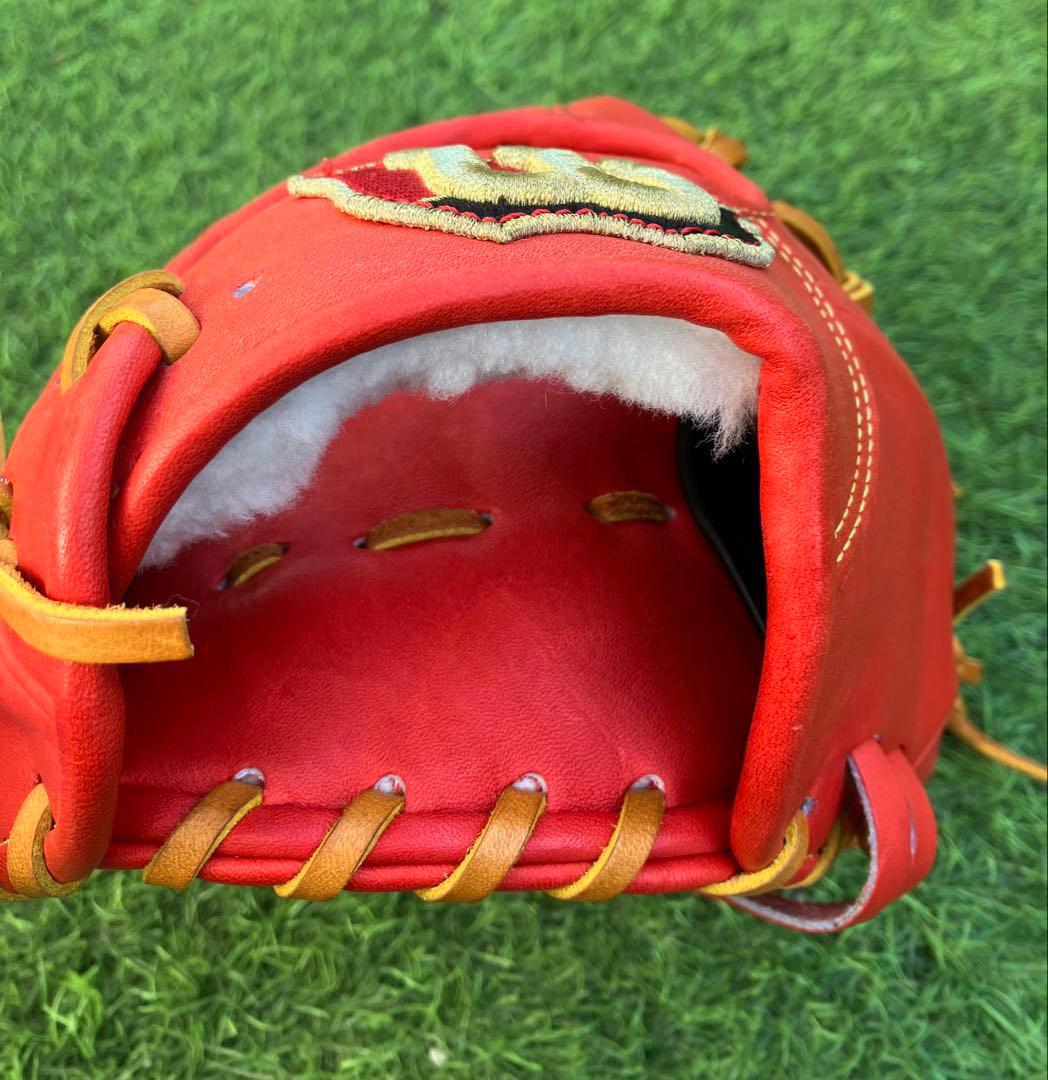 専用袋付　新品未使用　60,500円　ウィルソンスタッフ　硬式　内野　日本製