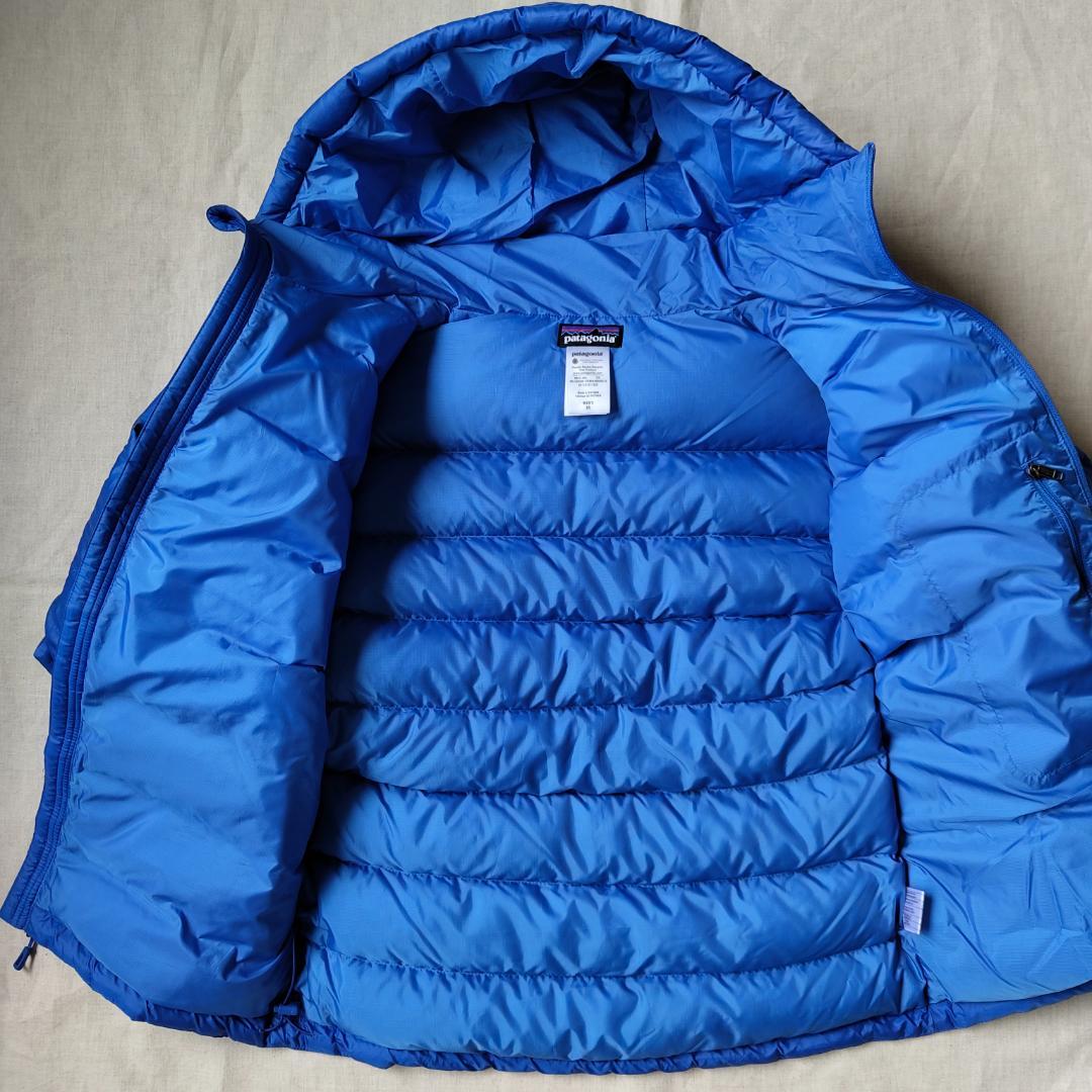 極美品 パタゴニア ダウンセーターフーディ ブルー 青 2013年