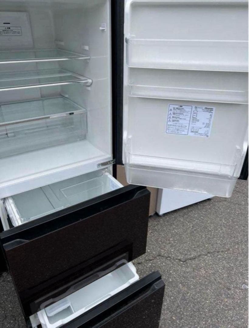 2018年式 282L Hisense 3ドア冷蔵庫 HR-G2801BR