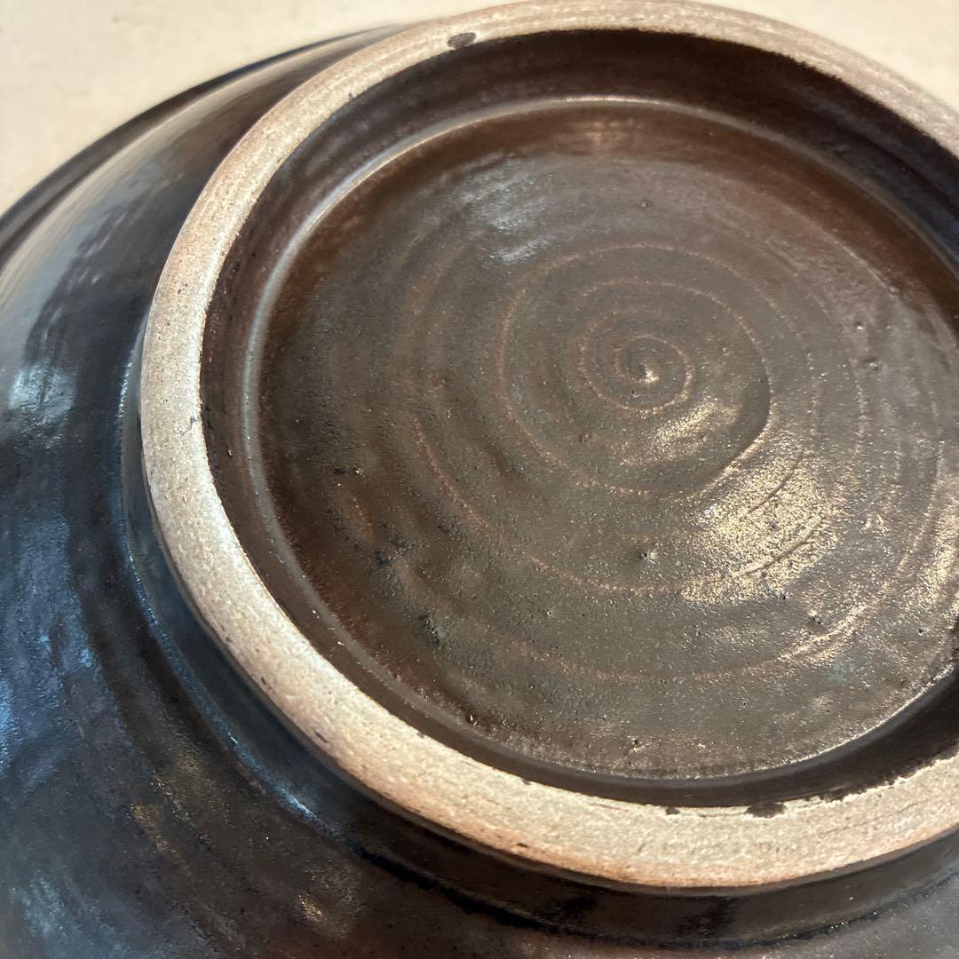 【極美品】やちむん　沖縄陶器　田村窯　30㎝大鉢