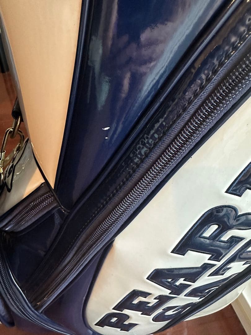 PEARLY GATES ゴルフバッグ ホワイト/ネイビー