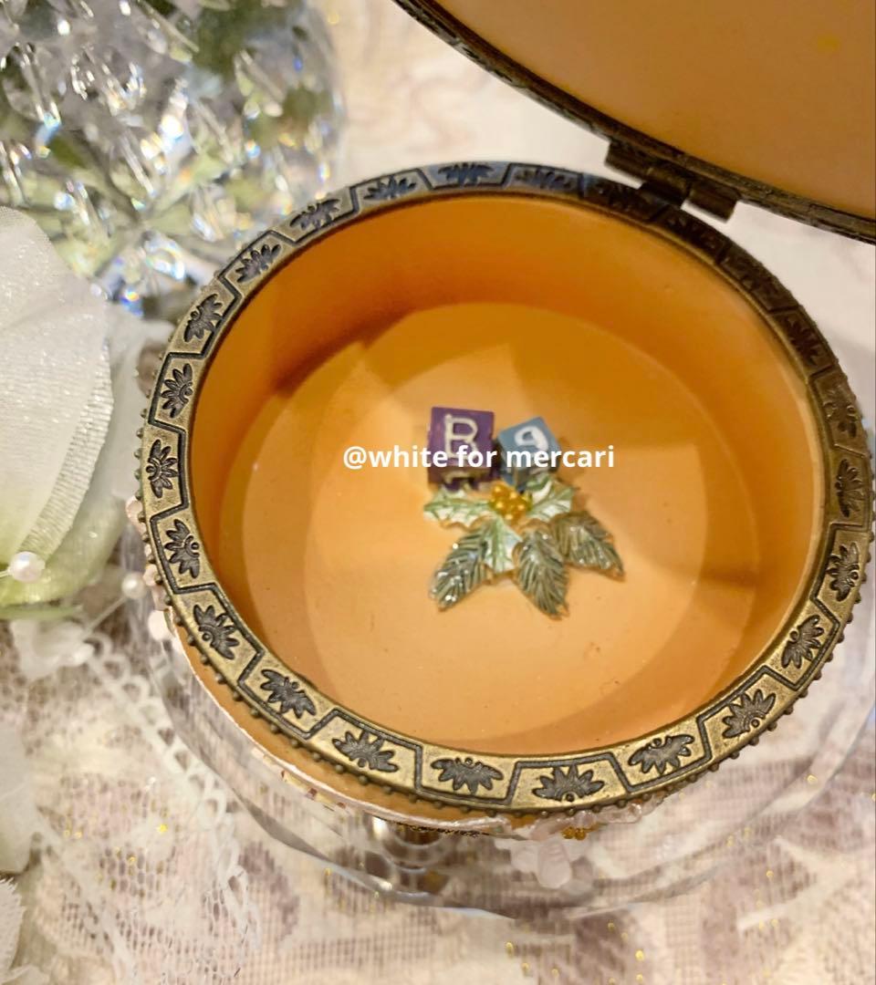 イギリス 稀少ヴィンテージ トリンケットボックスプレゼント♡クリスマスツリー