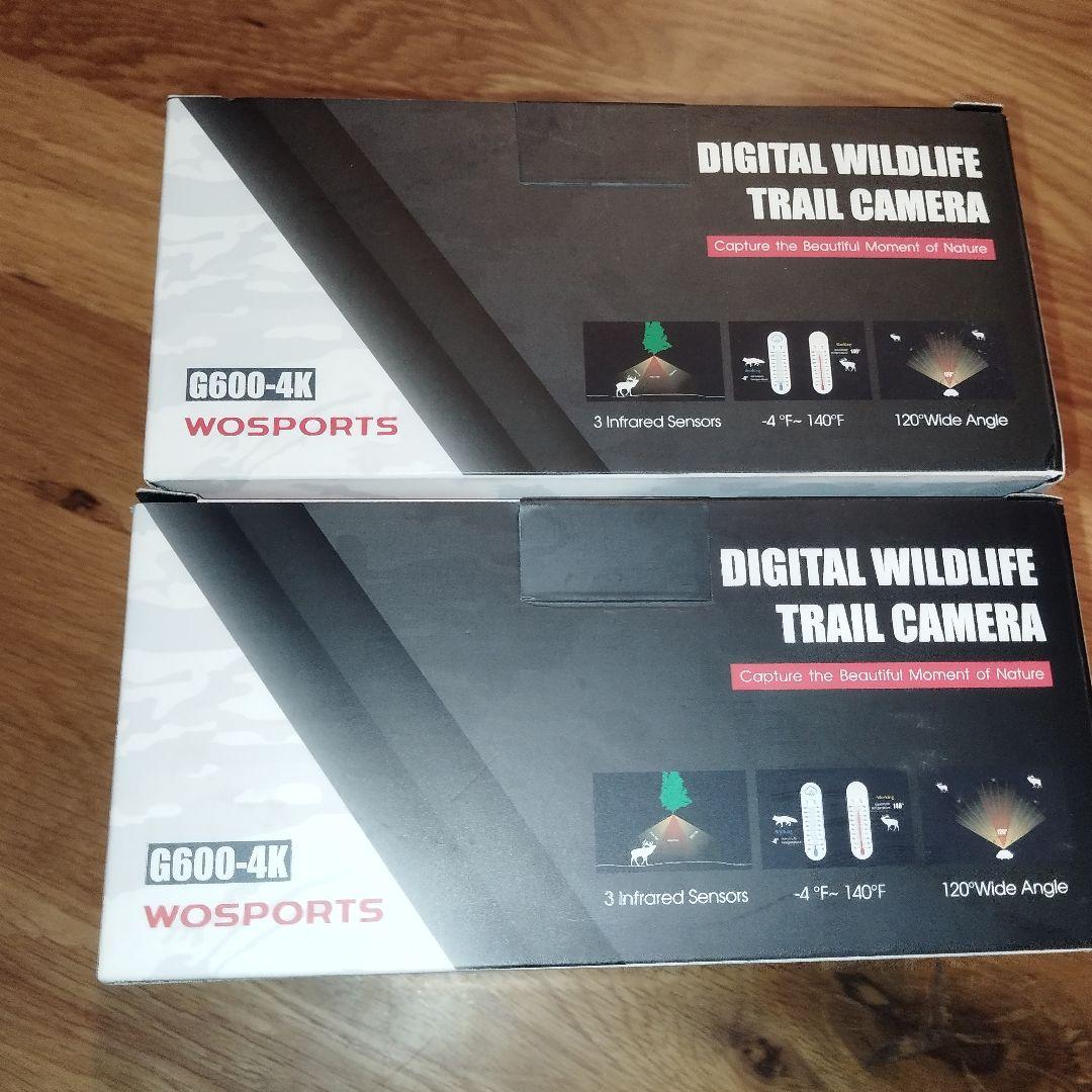 WOSPORTS G600 トレイルカメラ2台