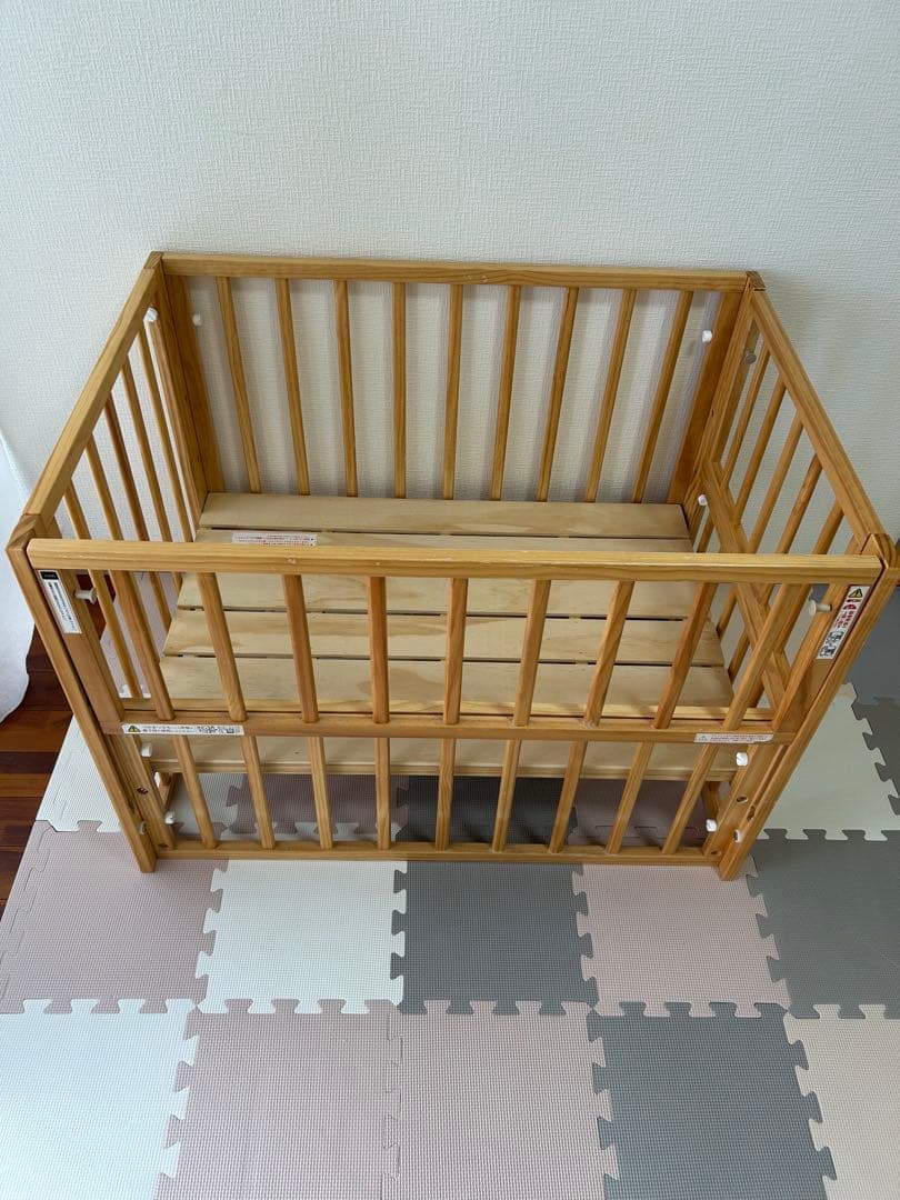 大和屋　ミニサイズWオープンベビーベッド　90cm×60cm