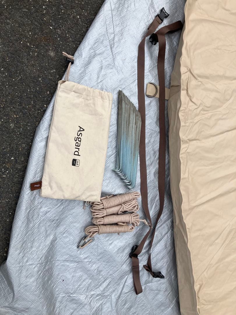 【レア美品】ノルディスク　アスガルド　12.6 グリーンコットン フロアセット①