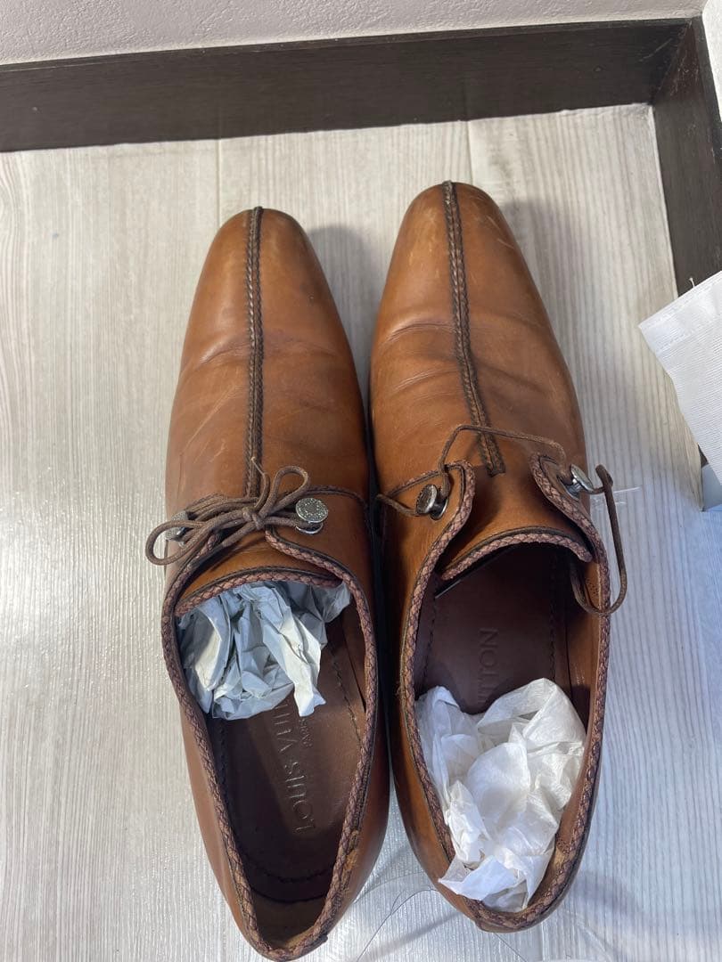 LOUIS VUITTON ルイヴィトン ド　レスシューズ ブラウン 本革靴 7