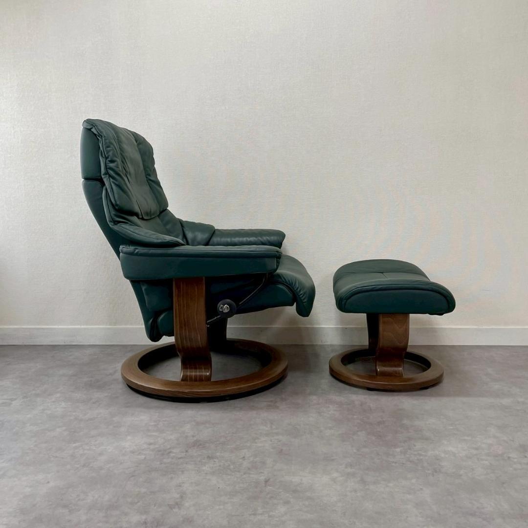 EKORNES エコーネス ストレスレス レノ M 本革 リクライニングチェア