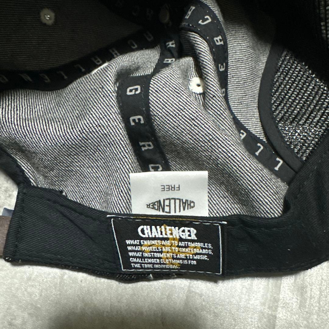 @*z様 CHALLENGER ブラックデニムキャップ