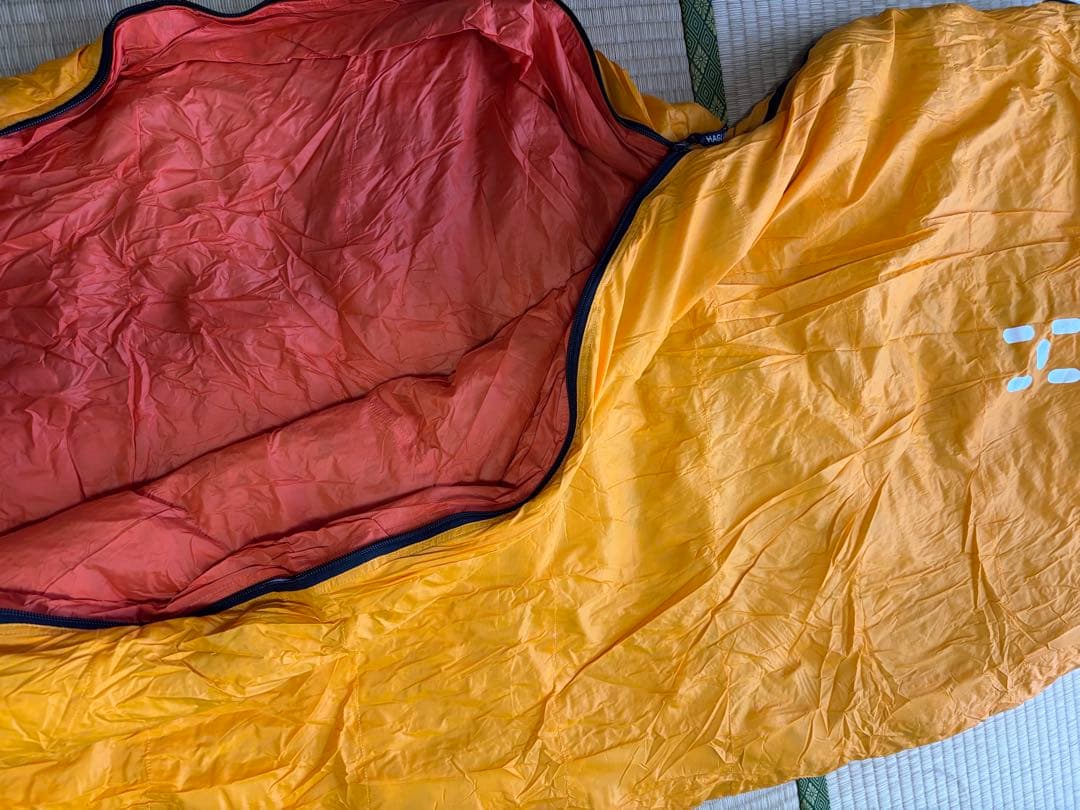 【期間限定特価】HAGLÖFS GOC 1200 オレンジ寝袋　ホグロフス